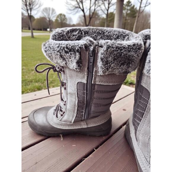 Land's End Kamik Women’s Haley Waterproof Boot Grey Size 10M - Picture 4 of 4